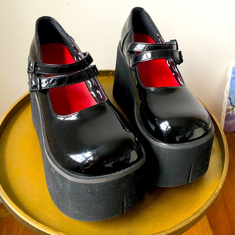 DEMONIA Mary Jane Platform Shoes